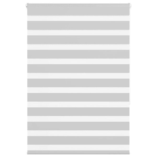 Lichtgrijs Zebra Rolgordijn 105x150cm - 32% Korting!
