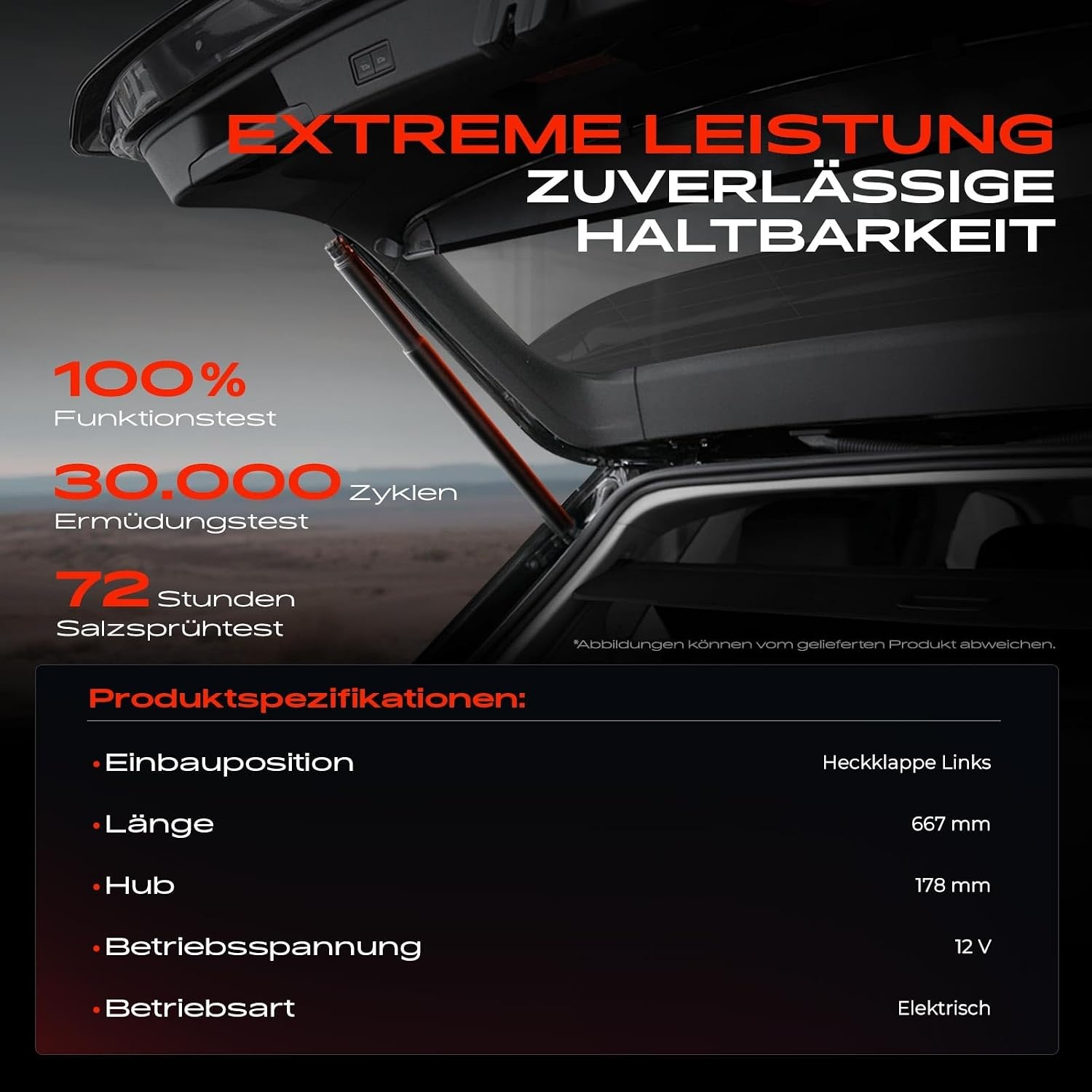 Gasveer Kofferbak Linksachter Mercedes-Benz GLC Coupe C253 | 58% Korting
