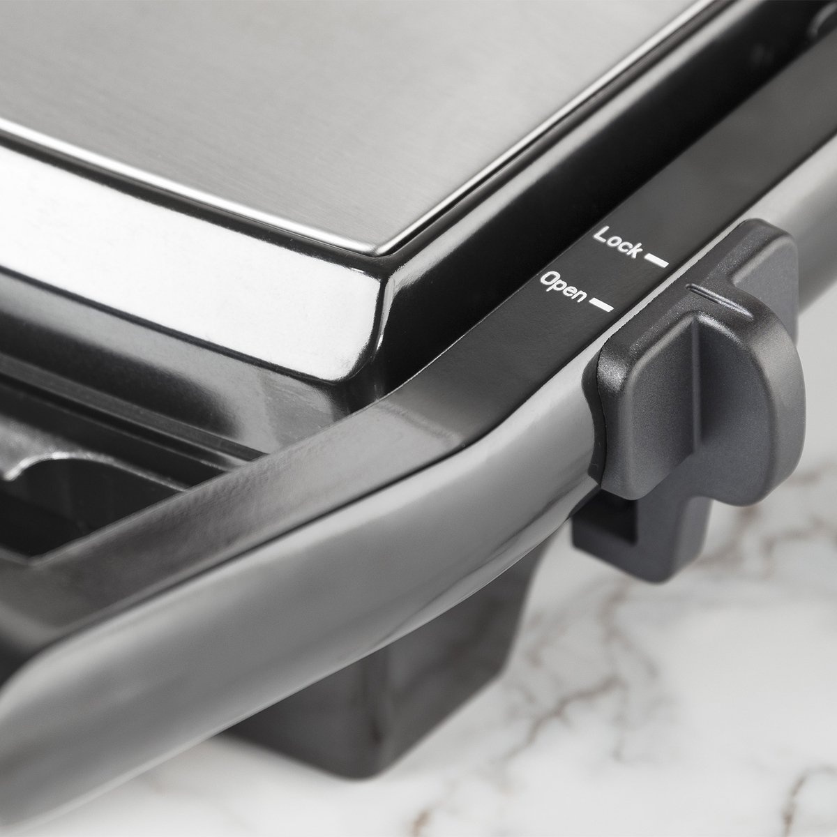 Contactgrill Panini & Tosti - 2000W - 30x24cm - Verticaal Opbergen