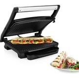 Contactgrill Panini & Tosti - 2000W - 30x24cm - Verticaal Opbergen