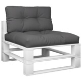 vidaXL Palletkussens Antraciet (40% Korting)
