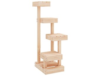 Kattenmeubel massief grenenhout - 45,5x49x103 cm - 54% Korting