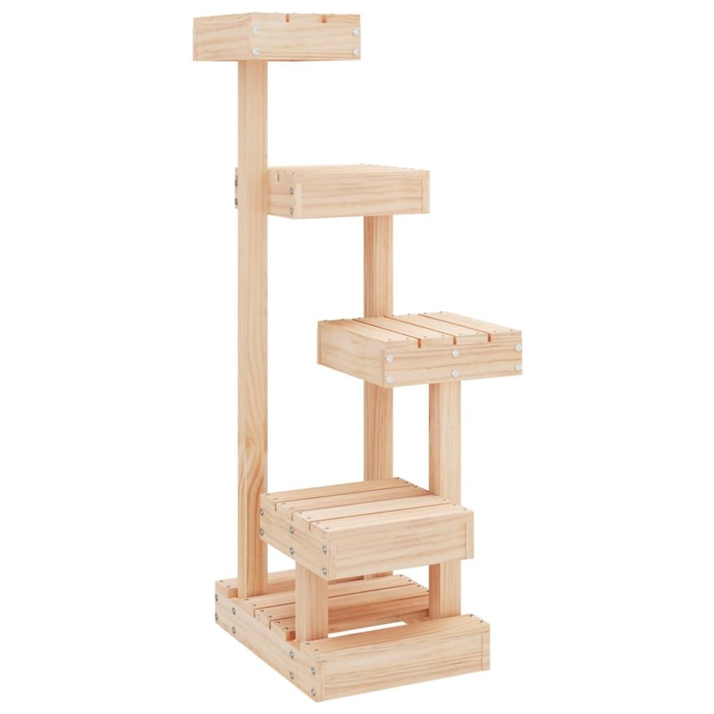 Kattenmeubel massief grenenhout - 45,5x49x103 cm - 54% Korting