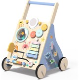 Houten Loopwagen Oceaan Thema Baby - Montessori Speelgoed met Korting!