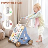 Houten Loopwagen Oceaan Thema Baby - Montessori Speelgoed met Korting!