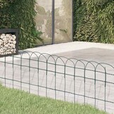 VidaXL Borderafscheiding Groen IJzer - 10m - 33% Korting!