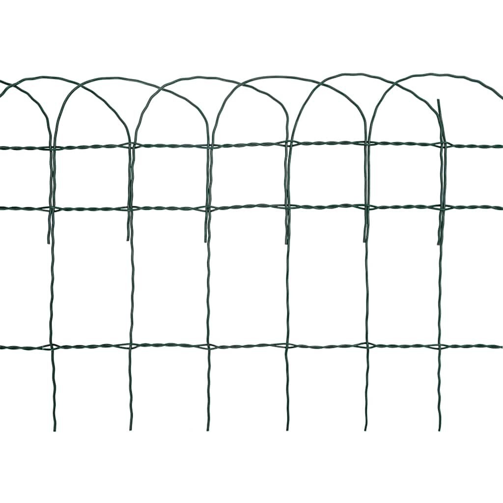 VidaXL Borderafscheiding Groen IJzer - 10m - 33% Korting!