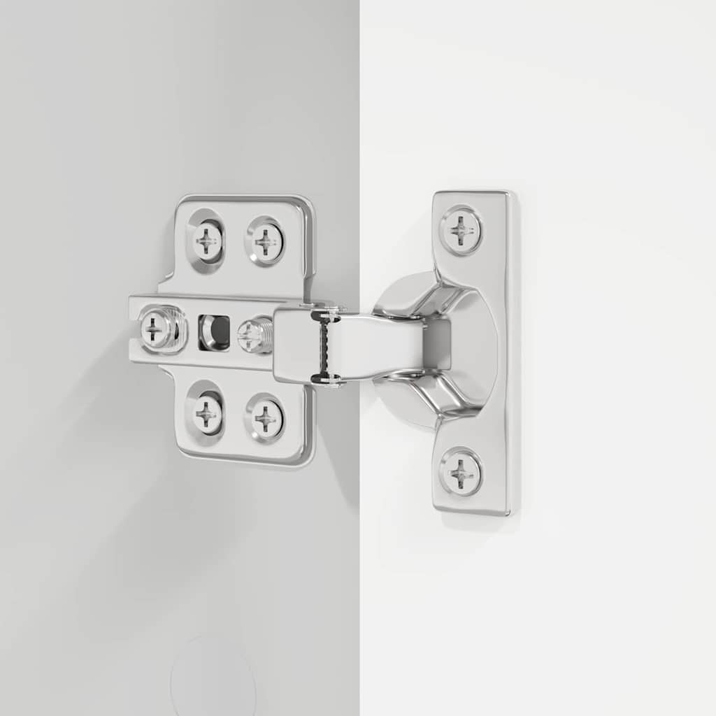 Moderne Witte Badkamerkast met Lade & 2 Deuren - 72,5x36,5x100cm