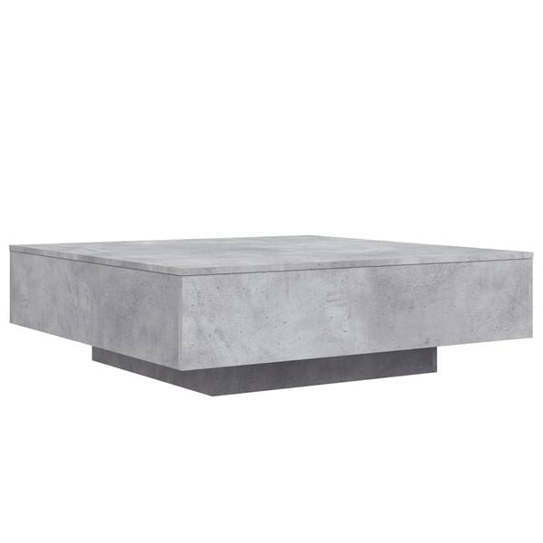 VidaXL Salontafel Bewerkt Hout Betongrijs - 100x100x31 cm (34% Korting)