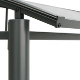 Barbecue Overkapping Staal Antraciet - 35% Korting!
