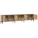 TV-meubel met Lade 200cm Artisanaal Eiken - 35% Korting