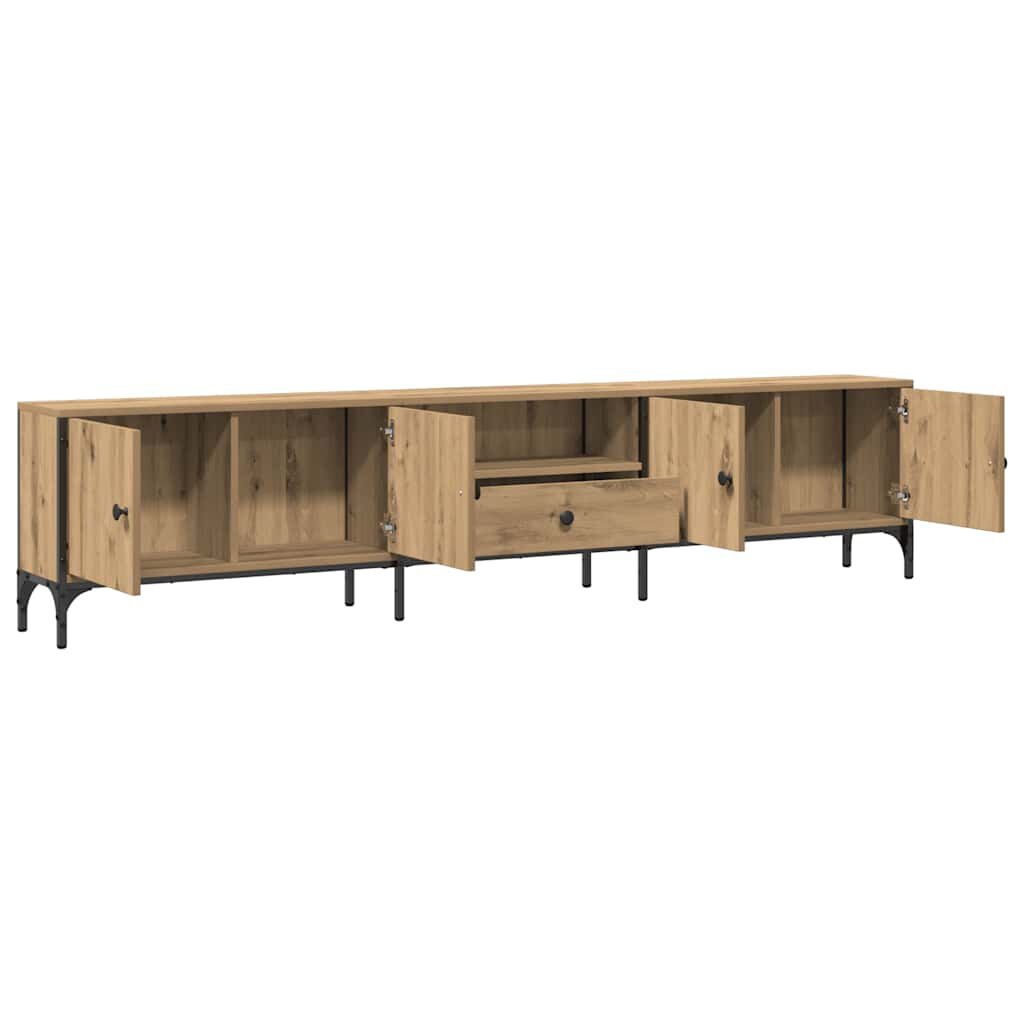 TV-meubel met Lade 200cm Artisanaal Eiken - 35% Korting