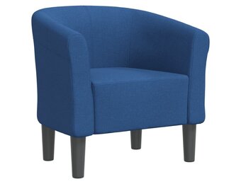 Blauwe Kuipstoel Stof - 35% Korting