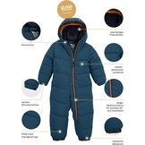 Gewatteerde Kinderoverall met Capuchon - Waterafstotend & Warm - 29% Korting