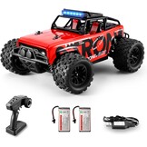 RC Auto 4WD 40 km/u Waterdicht Offroad Monster Truck - Rood - 59% Korting!