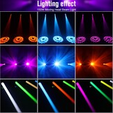 Krachtige Moving Head DJ Lichtshow 150W LED RGBW - 73% Korting!