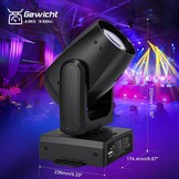 Krachtige Moving Head DJ Lichtshow 150W LED RGBW - 73% Korting!
