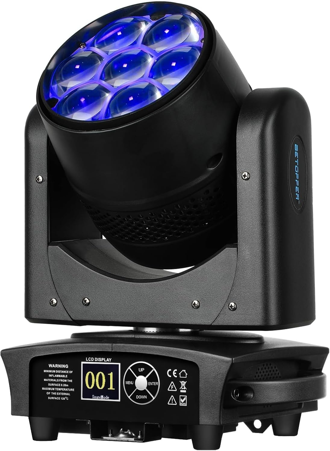 Krachtige Moving Head DJ Lichtshow 150W LED RGBW - 73% Korting!