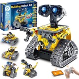 Sillbird Robot voor kinderen, voor jongens, 5-in-1 robotset met app-afstandsbediening, muur/technische robot/Mech dinosaurus, programmeerbaar bouwspeelgoed, creatief verjaardagscadeau