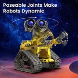 Sillbird Robot voor kinderen, voor jongens, 5-in-1 robotset met app-afstandsbediening, muur/technische robot/Mech dinosaurus, programmeerbaar bouwspeelgoed, creatief verjaardagscadeau