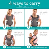 Ergonomische Draagzak Flip Advanced 4-in-1 Grijs (3.5-14.5 kg) - 59% Korting