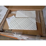 vidaXL Spiegelkast Hoogglans wit 59 x 17 x 55 cm Bewerkt hout