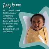 Inbakerzak Swaddle Bag Baby 3-6m | 2.5 TOG Katoenrijk | -59% Korting