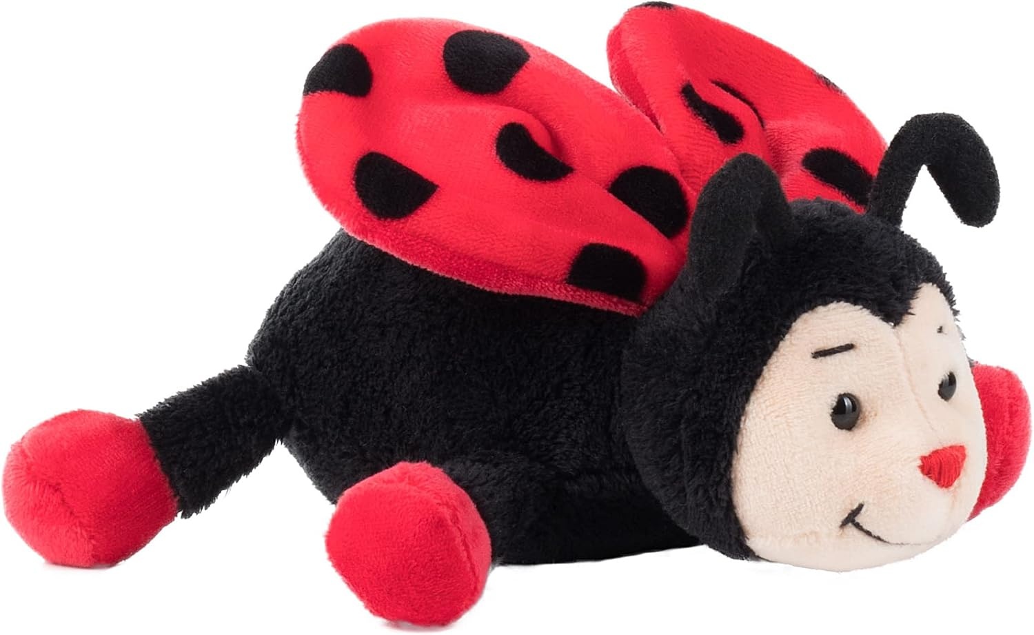 Knuffel Lieveheersbeestje Bolle 15 cm Rood Zwart - 56% Korting