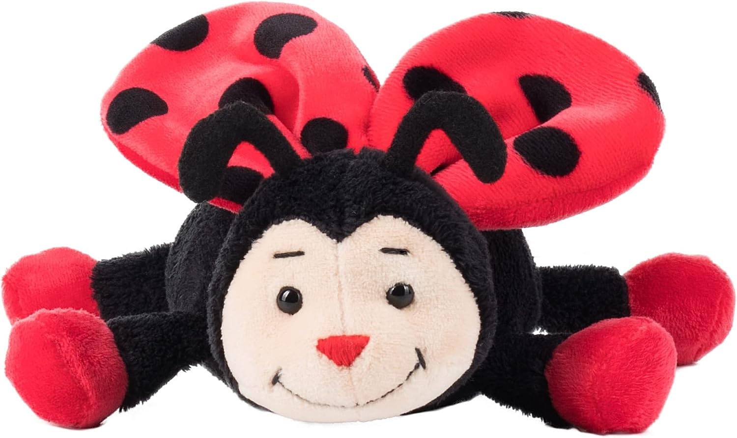 Knuffel Lieveheersbeestje Bolle 15 cm Rood Zwart - 56% Korting