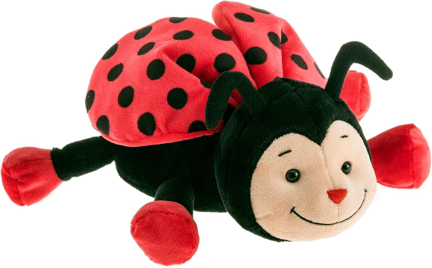 Knuffel Lieveheersbeestje Bolle 15 cm Rood Zwart - 56% Korting