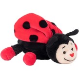 Knuffel Lieveheersbeestje Bolle 15 cm Rood Zwart - 56% Korting