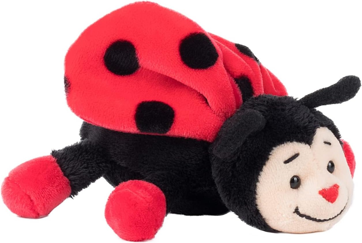 Knuffel Lieveheersbeestje Bolle 15 cm Rood Zwart - 56% Korting