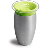 Munchkin Miracle 360 graden roestvrijstalen drinkbeker, 296 ml, groen