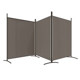 vidaXL Kamerscherm met 3 panelen 525x180 cm stof antracietkleurig