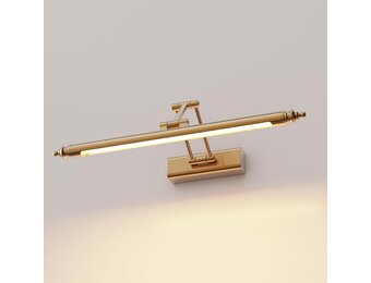 HMAKGG Vintage Spiegelverlichting Badkamer - 60 cm - 12W - 3000K - Messing