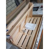 vidaXL Plantentafel met schappen 78x38x82,5 cm massief vurenhout