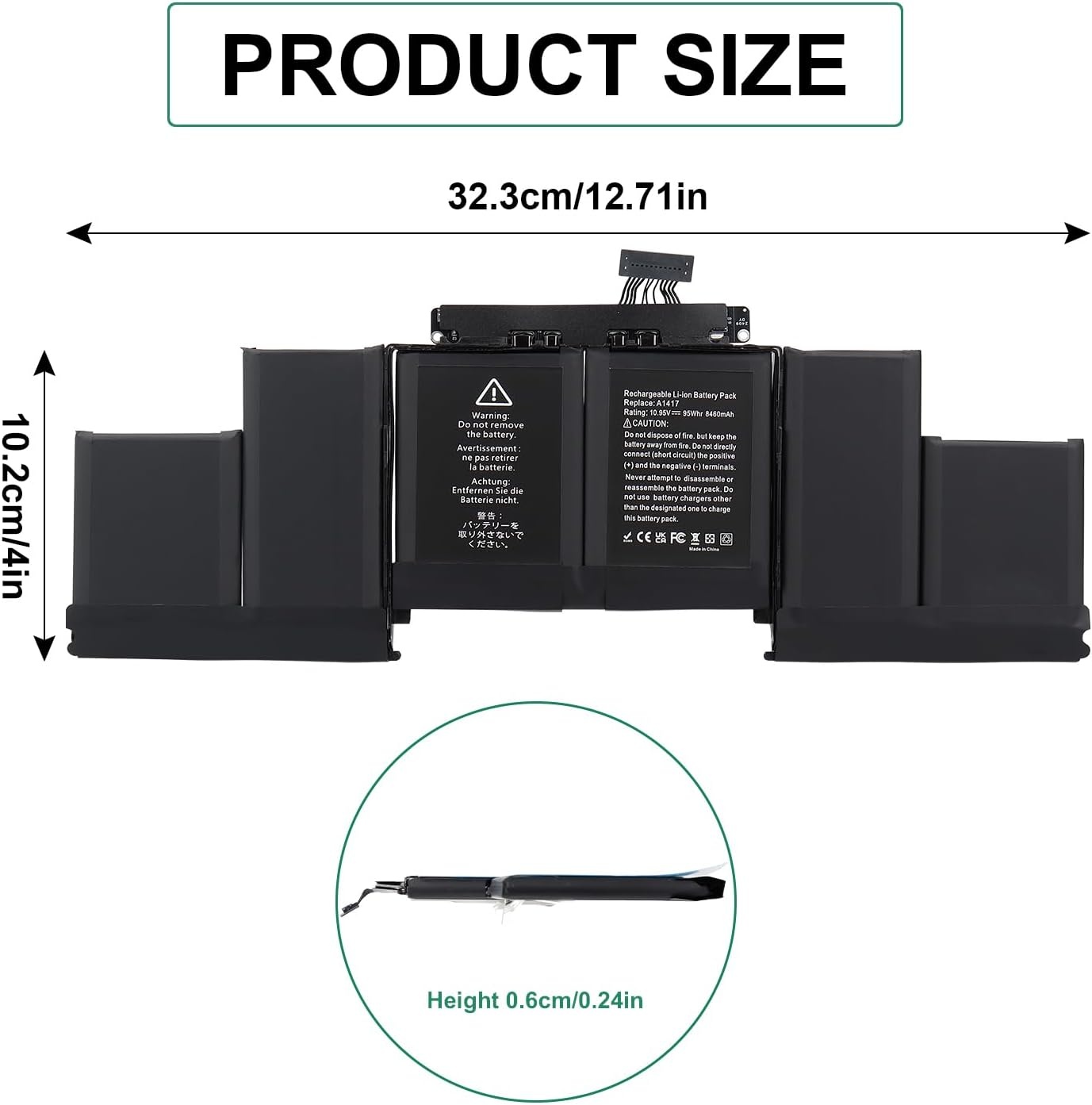 Accu A1417 voor MacBook Pro 15" Retina (2012/2013) - 51% Korting