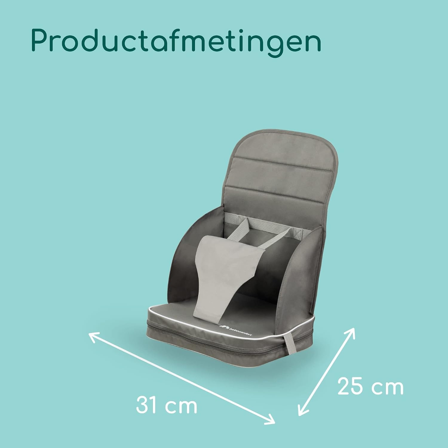 Inklapbare Zitverhoger Kinderen (18m-3j) Warm Grey - 58% Korting