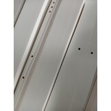 vidaXL 4-delige Loungeset massief grenenhout wit