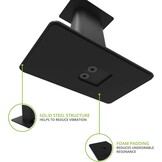 Kanto SP9 Universal Desktop Speaker Stands - 9 Inch - 2 Pack - Steel (Black)