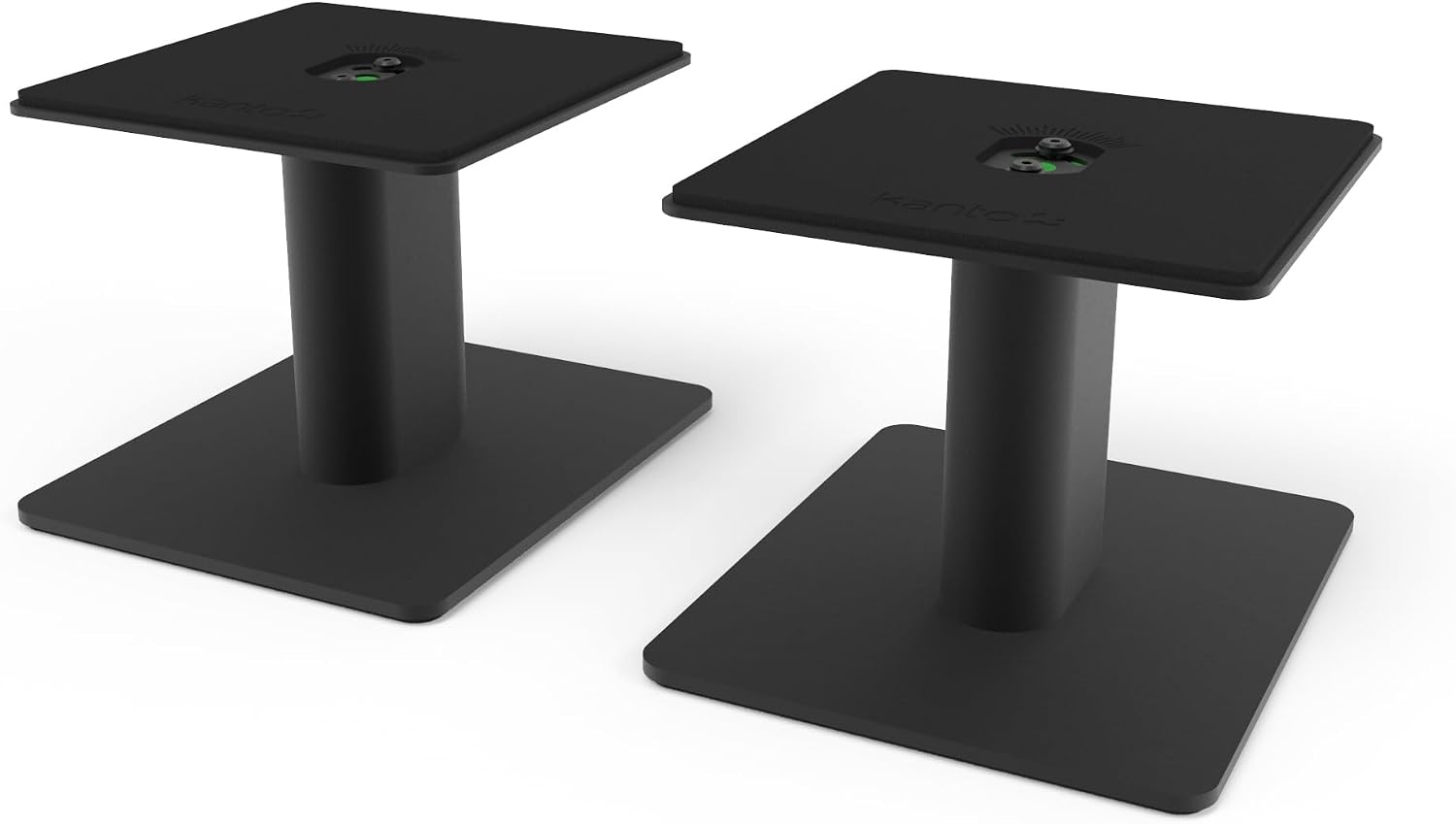 Kanto SP9 Universal Desktop Speaker Stands - 9 Inch - 2 Pack - Steel (Black)