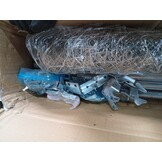 Gegalvaniseerd Stalen Hondenhok met Dak & Deur - 2x2x2m (54% Korting)