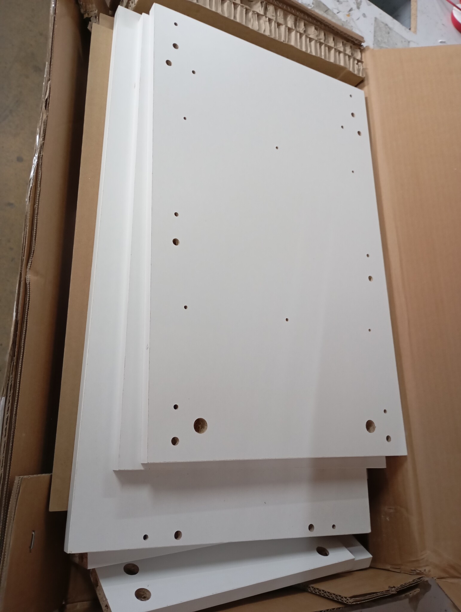 vidaXL Tv-meubel 60x35x54 cm bewerkt hout wit