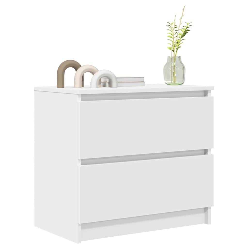 vidaXL Tv-meubel 60x35x54 cm bewerkt hout wit