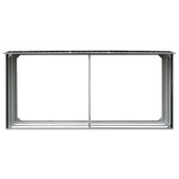 vidaXL Haardhoutschuur 330x92x153 cm gegalvaniseerd staal antraciet