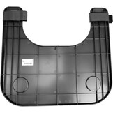 PEPE Mobility Rolstoeltafel met bekerhouder, afneembaar dienblad voor rolstoel voor volwassenen, rolstoeldienblad van ABS-kunststof, universele tafel rolstoelgebruikers, zwart