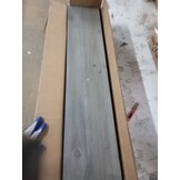 vidaXL Plantenbak verhoogd met voering 240x45x25 cm vurenhout grijs