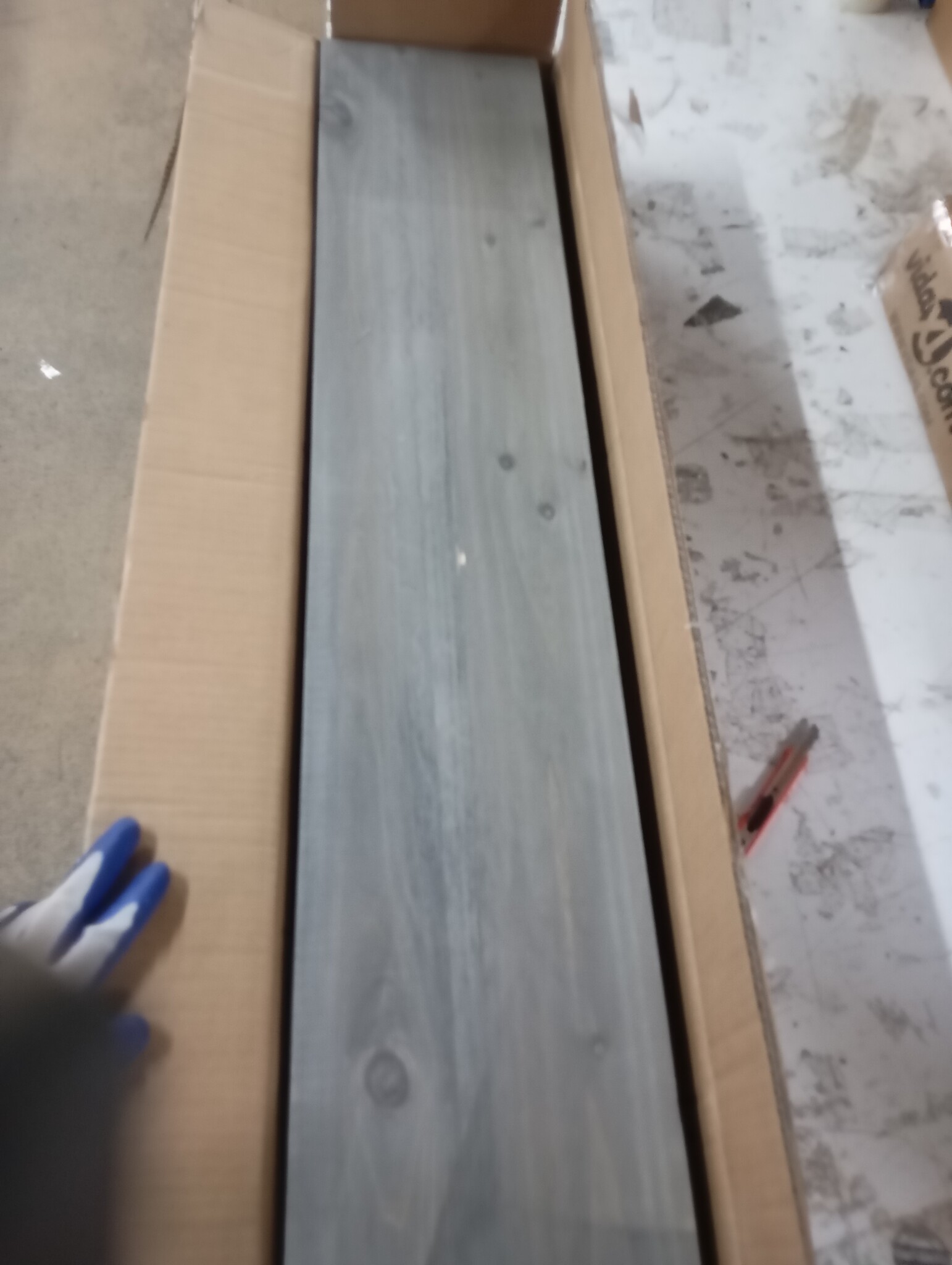 vidaXL Plantenbak verhoogd met voering 240x45x25 cm vurenhout grijs