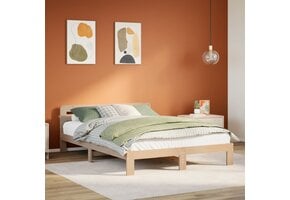 Massief Grenenhouten Bedframe 140x200cm - 34% Korting!