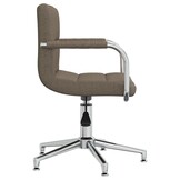 Draaibare Eetkamerstoel Stof Taupe - 34% Korting!